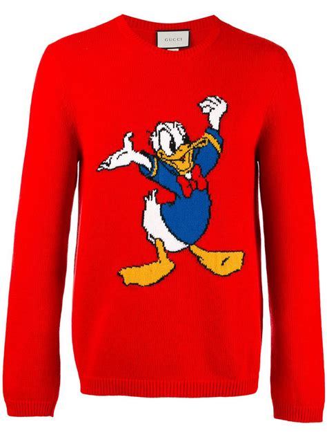 gucci donald duck sweater|pull gucci donald duck.